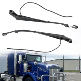 YzusGomumu 602-5403 1 Pair Front Windshield Wiper Arm Compatible With 2006-2012 Kenworth T600 T600A T660 T800 Front Driver Passenger Side Windshield Wiper Arm Set Replaces 602-5404 S-21688 ‎HLK7009