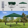 GDY 10x10 Pop Up Canopy Tent with Vents, 3 Adjustable