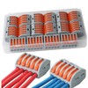 CESFONJER 16 Pcs Compact Splice Connector, One-Touch Connector for Stranded