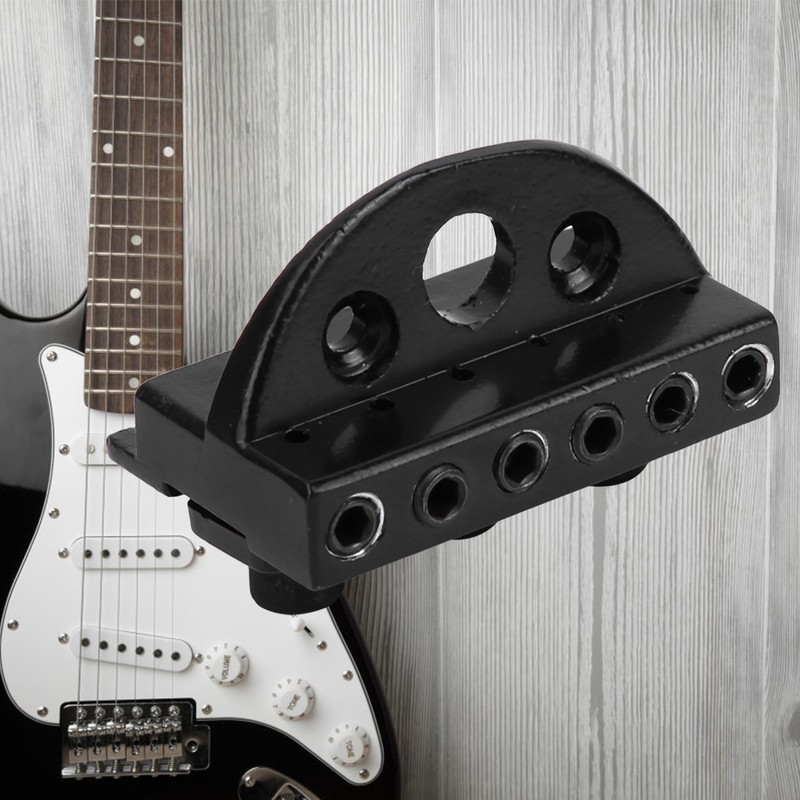 Zinc Alloy Locking Nut for Headless Electric Guitar Black Locking