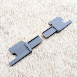 ULEIVA 1 Paar Endstück Grau Rastrollo Ersatzteil kompatibel mit Dometic Seitz Rollo 2001 Wohnmobil Caravan (Grau)