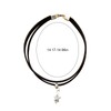 Boho Choker Necklace for Women Velvet Crystal Pendant Necklace Black