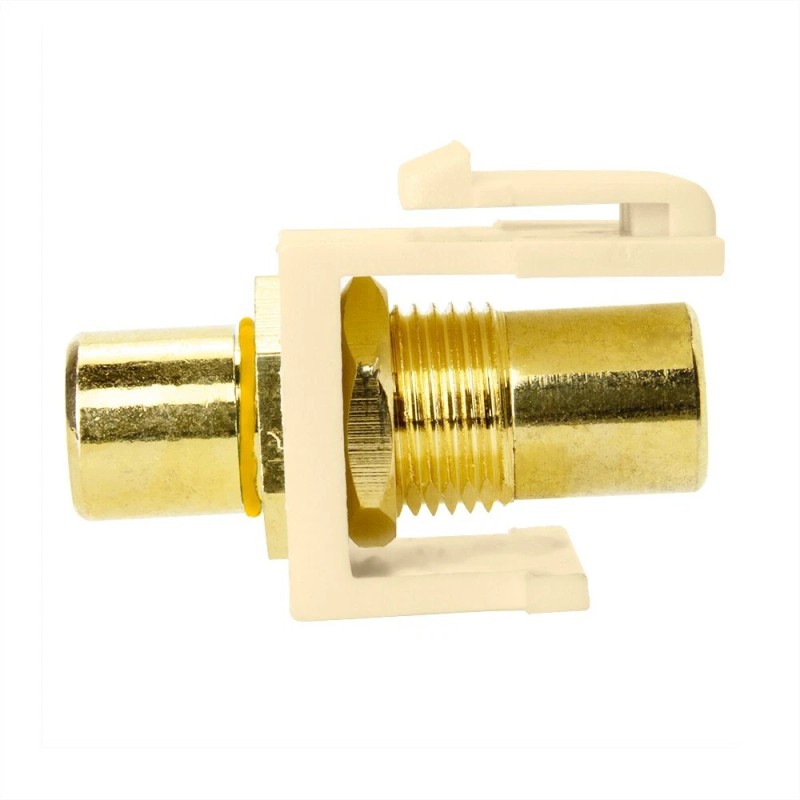 Skywalker RCA Female to RCA Female Keystone Jack Insert (Yellow