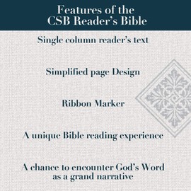 CSB Reader's Bible, Gray Cloth Over Board