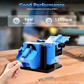 Electric Drill Bit Sharpener, Multifunction Electric Sharpening Machine, Knife, Chisel, Scissor Sharpening Tool, 110V
