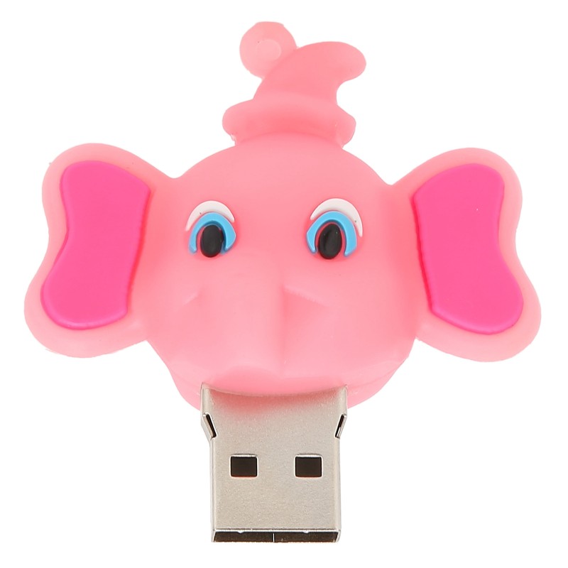 Cartoon U Disk Compatible Optional Memory Cute Elephant Memory Stick