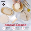 Swice Bread Proofing Basket Set, 9-Inch Round & 10-Inch Oval