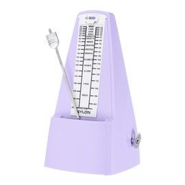 sourcing map Mechanical Metronome,High Accuracy Musical Timer with Metal Movement Universal Metronome for Piano Guitar Violin Ukulele Player,Purple