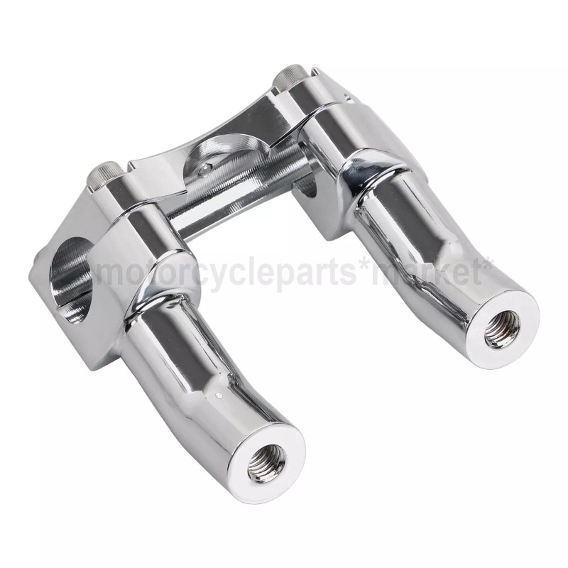 Unbranded Chrome 1" Top Clamp 3-1/2" Handlebar Riser Pullback For