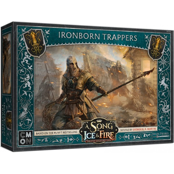 A Song of Ice and Fire Tabletop Miniatures Ironborn Trappers Unit Box - Deadly Ambush Masters, Strategy Game for Adults, Ages 14+, 2+ Players, 45-60 Minute Playtime, Made by CMON