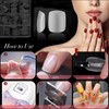 Ballerina Short Nail Tips, 360 Pieces, Full Cover Soft Gel