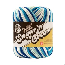 Lily Sugar 'n Cream Ombre Knitting Wool Yarn 56.7g - 2122 Hippi Ombre