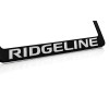 Honda Ridgeline Black Zinc Bottom Engraved License Plate Frame Holder