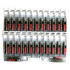 VULCAN 24 VULCAN 7/32" TITANIUM HIGH SPEED STEEL METAL DRILL BITS TRI-FLAT SHANK 1708