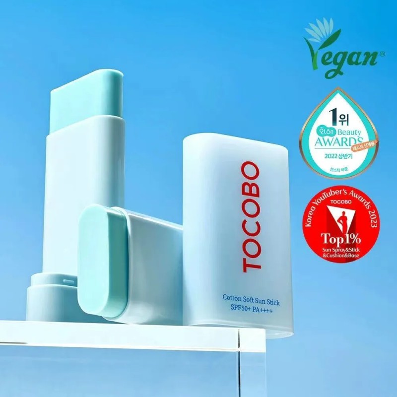 2tocobo Cotton Soft Sun Stick Spf50 Protector Solar Coreano