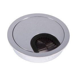 König® Metal Cable Grommet with Seam Diameter 80 mm Polished Chrome