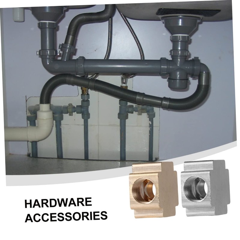 Tofficu 2PCS Adapter Pipe Fitting Connector for Durable Design for