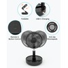 Primevolve Portable Oscillating Standing Fan,Rechargeable Battery Operated USB Floor Table