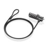 AISENS ASLK-D40N03-BK 1.5m Security Cable with Combination Lock for Computer
