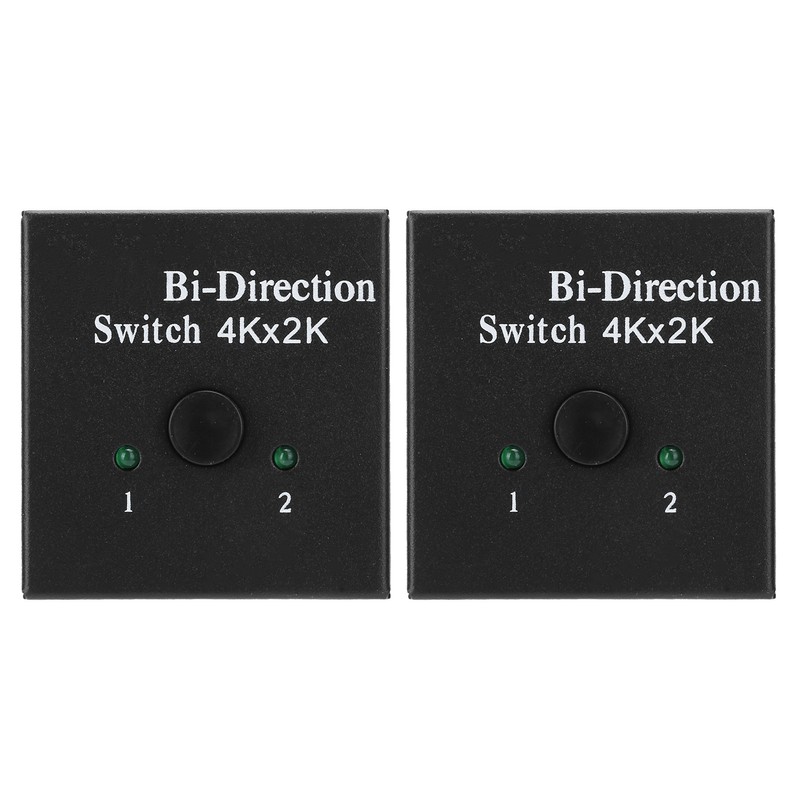 2Pcs HDMI BiDirection Switch Converter Switcher Splitter Hub HDCP 2x1