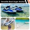 Fologtoo Dock Auger Kit with T-Handle,304 Stainless Steel Sand Auger