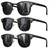 FURISHQI 3 PACK Classic Polarized Sunglasses for Men and Women