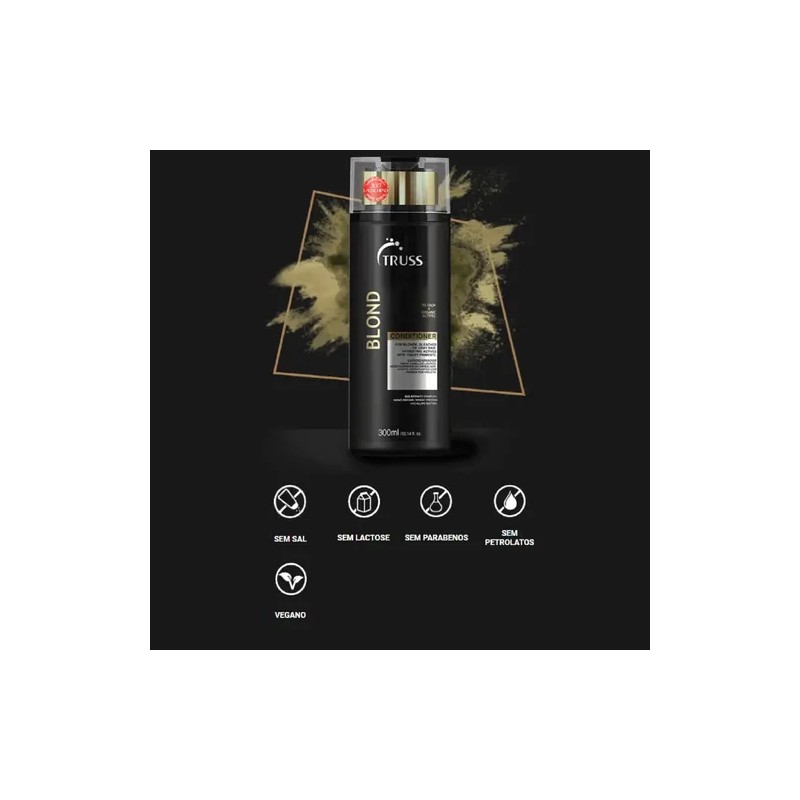 Kit Blond Shampoo y Acondicionador Truss 300ml Cada