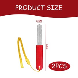 TYFGRT 2 Pieces Fishing Hook Sharpener, Fishing Hook Sharpening Accessories, Fishing Hook Sharpening Tools, Outdoor Fishing Tools, Fishing Accessories