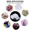 SUPERFINDINGS 4 Pack 28 Grids Organizer Box 22.5x13.3cm Transparent Plastic
