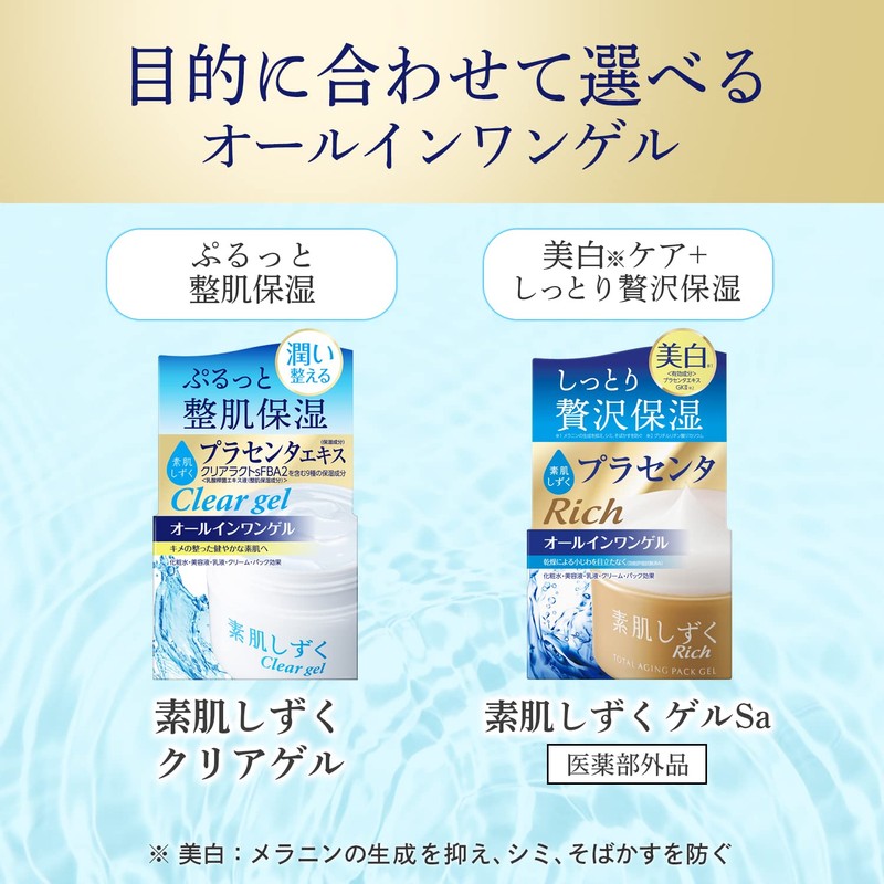 Bare Skin Shizuku Clear Gel, 3.5 oz (100 g)