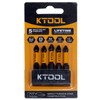 KTOOL 2 Inch Phillips #2 Magnetic Impact Screwdriver Bits, S2