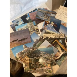 Multiple VTG Postcards Lot 48 Cunard Line Cruise Caribbean Hong Kong Taiwan Nepal Others