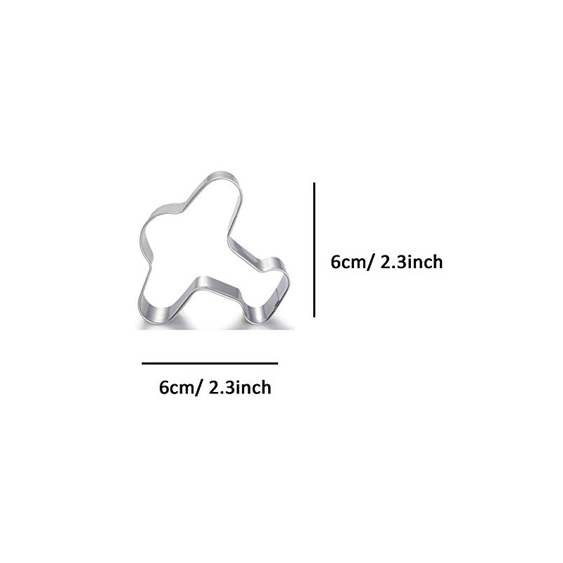 ZDYWY Aircraft Airplane Shaped Cookie Cutter