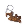 Key animals Animals Lizards Gecko Lizard Wood and Metal Keyring