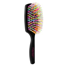 AiesLink EYE CANDY Rainbow Volume S Brush Paddle, Black, W 3.0 x D 1.6 x H 8.3 inches (7.5 x 4 x 21.2 cm)