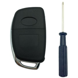 OVIOBOER Replacement Key Fob Shell Case Fits for 2013 2014 2015 Hyundai Santa fe Sonata Tucson Keyless Entry Remote Control Key Cover (3 Button 1 pcs)