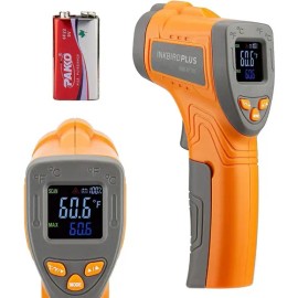 Termómetro Infrarrojo Digital Inkbird INK-F01 Naranja Cocina Horno -50C a 550C                                                                        