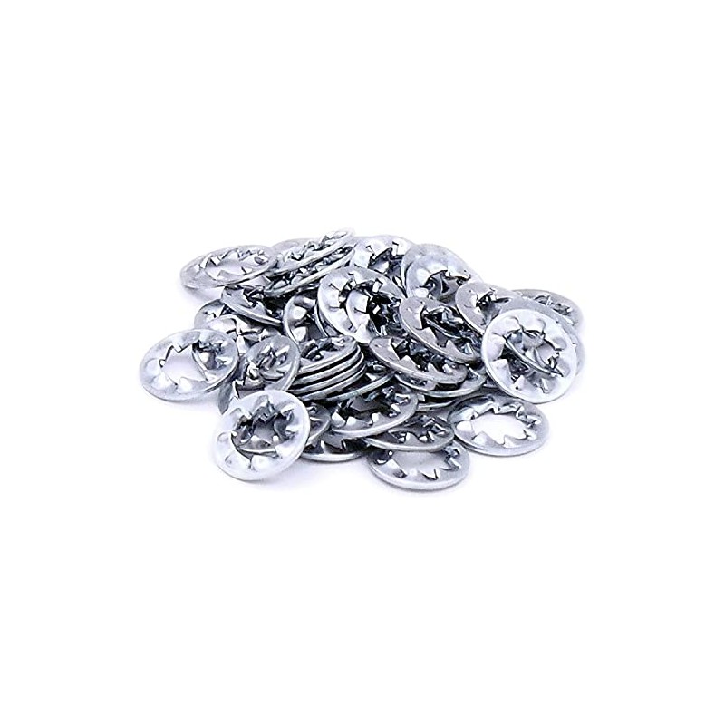 Merriway BH04109 (40 Pcs) Assorted Internal Teeth Shakeproof Lock Washers