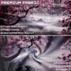 Yieldeer Japanese Shower Curtain Asian Cherry Blossom Bathroom Decor Mountain