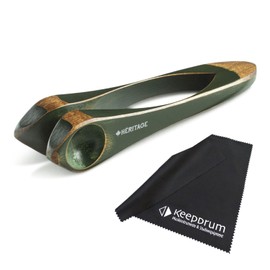 Heritage Musical Spoons Small Green Musical Spoon with Keepdrum Microfibre Cloth