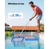 VEVOR Pool Pole, 3.4 to 15 Ft Telescoping Swimming Pool