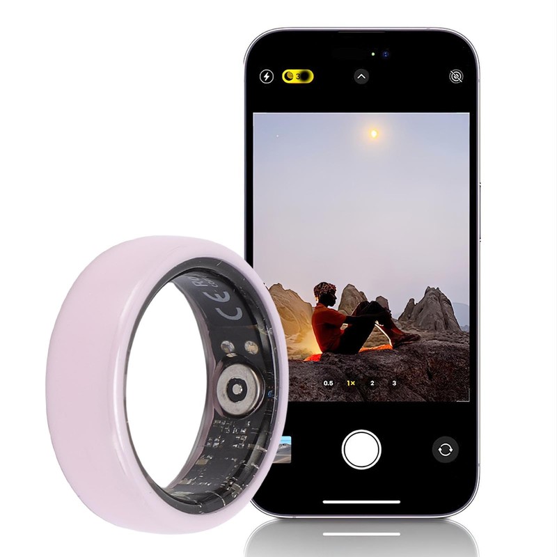 Pomya Smart Ring, Wearable Fitness Tracker Ring IP68 Water Proof