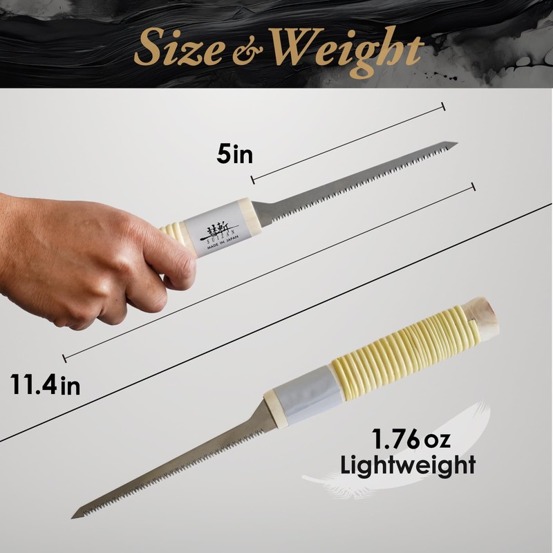 SUIZAN 5-Inch Drywall Jab Saw - Japanese Hand Pull Saw