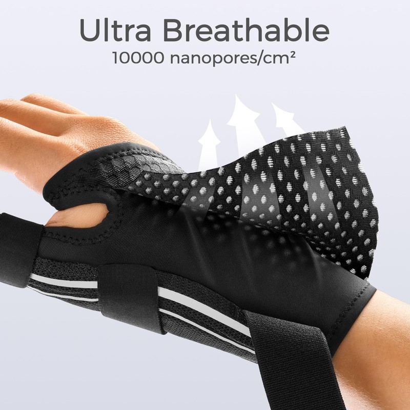 FREETOO Trigger Finger Splint for Thumb, Thumb Brace Right Hand