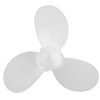 Ymiko Boat Motor Propeller Motor Propeller Outboard 3-Blade Propeller Electric