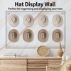 TimDonki 10Pack Cowboy Hat Rack, 2.2Inch Hat Hooks for Walls,