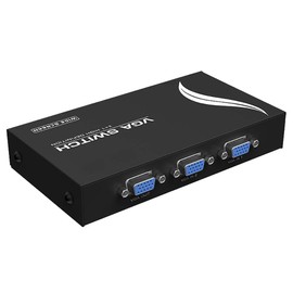 ES-Tune VGA Switcher, Bidirectional Switcher, 2 Input, 1 Output, 1 Input 2 Output, Wide Screen Support, Full HD, 1080P, Manual Switcher, No Power Supply Required