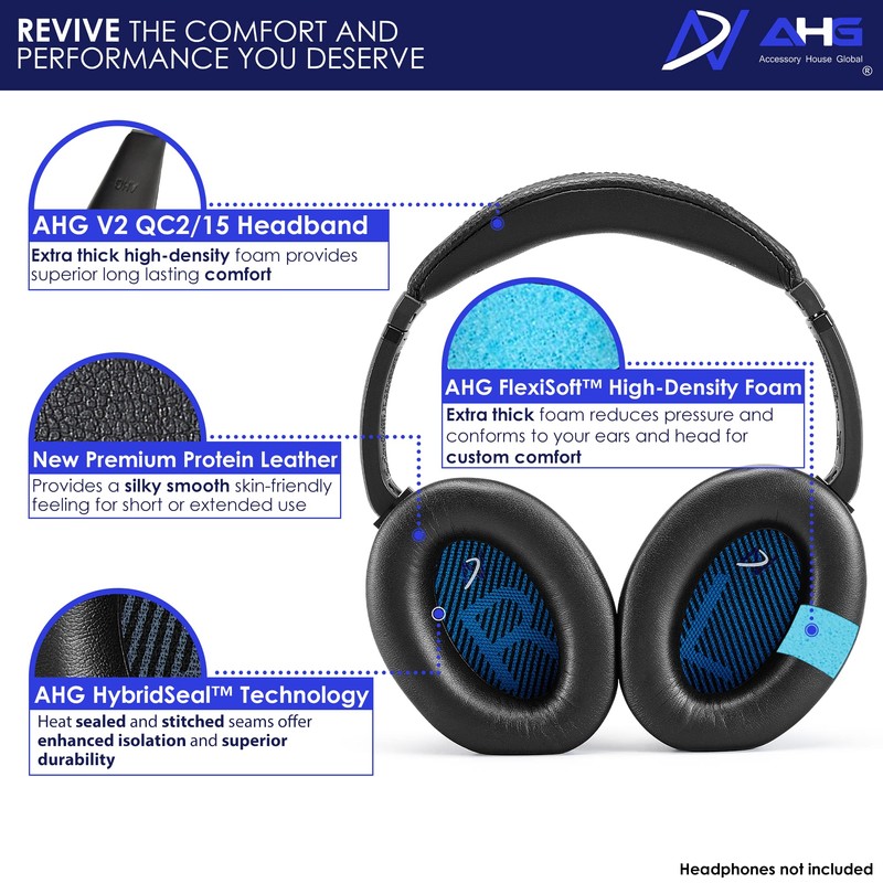 Replacement QC15 ear pads / QC2 ear pads and V2