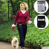 Millya Zippered Dog Walking Treat Bag with Adjustable Belt Black
