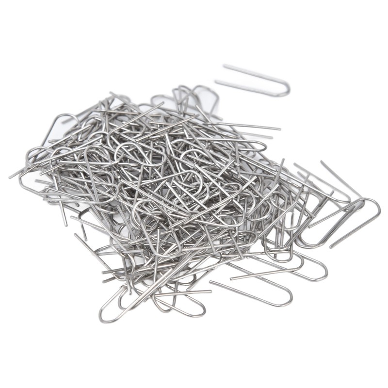 200 Pcs Wire Jump Rings Nickel Chromium Alloy U Shaped